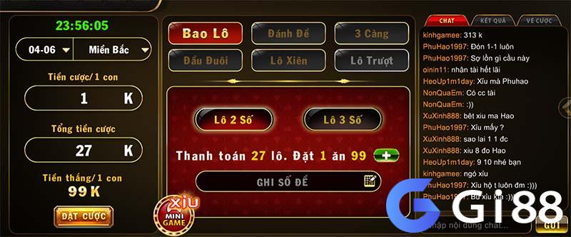 Chọn loại cược