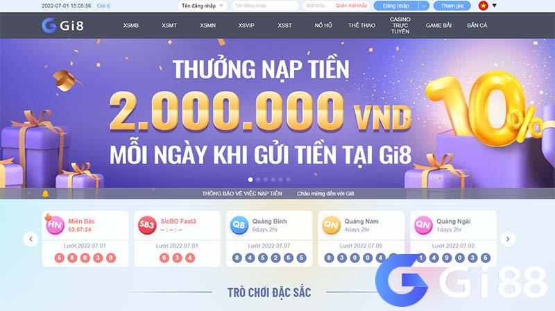 Tạo tài khoản Gi8