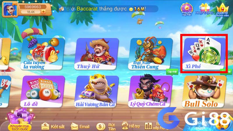 Chọn chơi xì phé