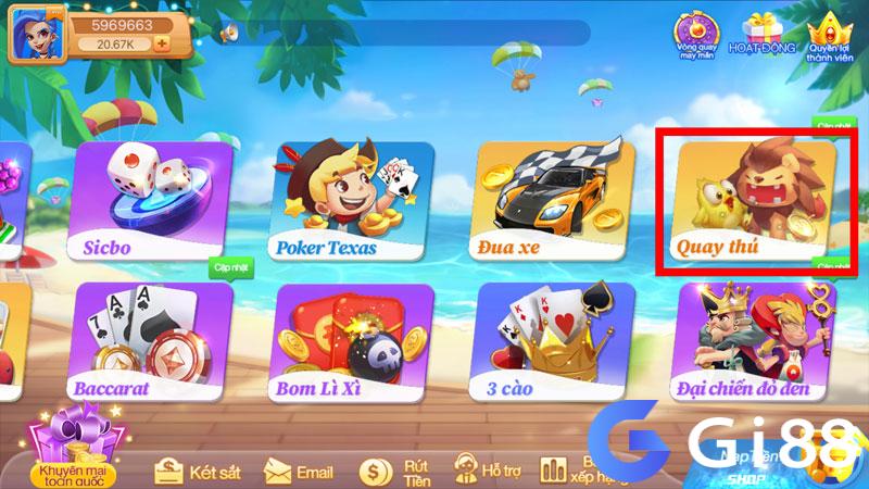 Chọn mục quy thú