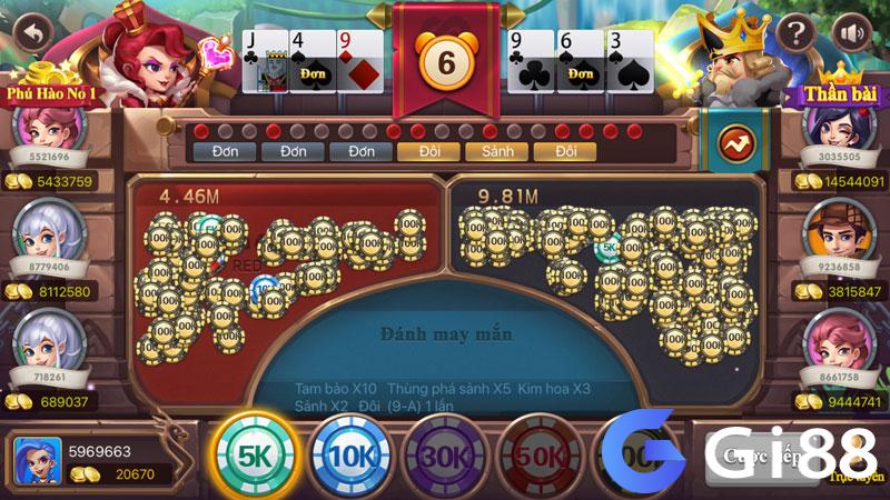 Luật chơi đại chiến đỏ đen