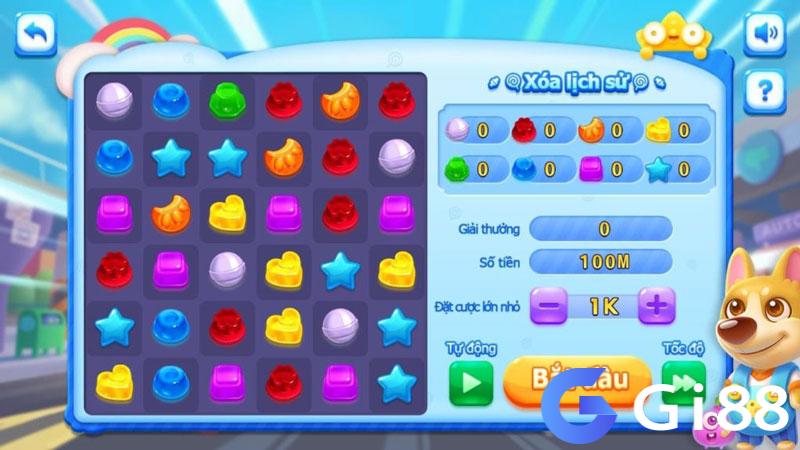 Luật chơi xếp kẹo