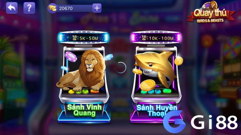 Chọn sảnh chơi phù hợp