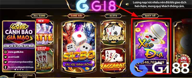 Chơi Xóc Đĩa Gi8