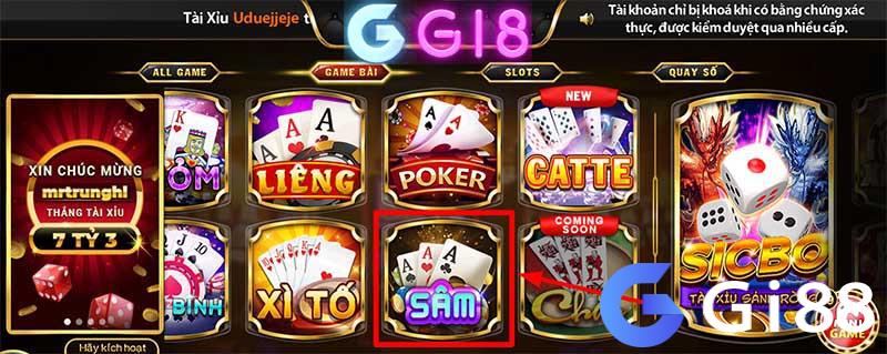 Chơi sâm lốc online Gi8
