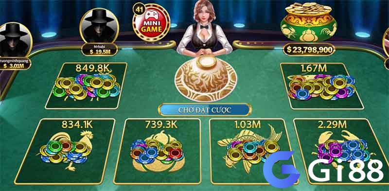 Vào tiền cược Bầu cua